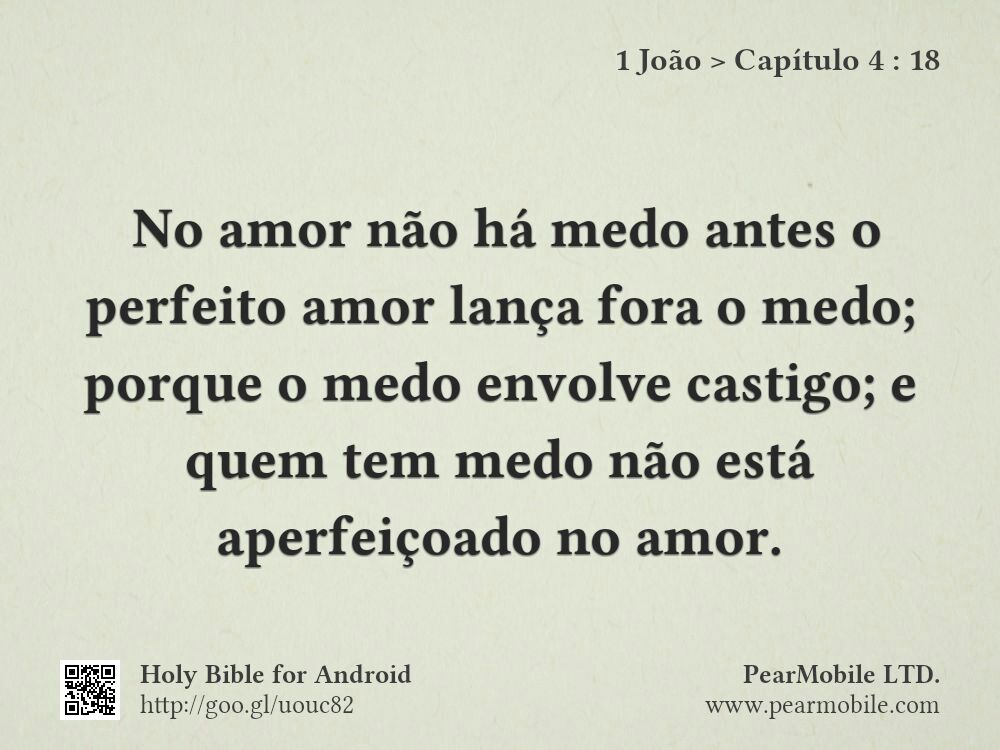 1 João, Capítulo 4:18